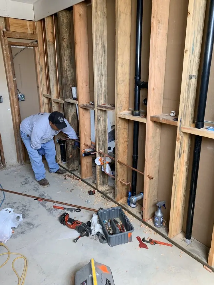 Commercial rough-in plumbing for Commercial Plumbing in Chestnut Hill